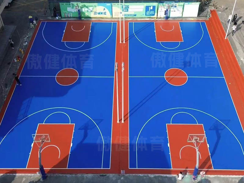 0624案例中心塑胶篮球场3
